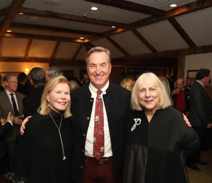 Event Chairs Dale Ellen Leff, Jim Blauvelt, Lys Marigold at East Hampton Historical Society Luncheon