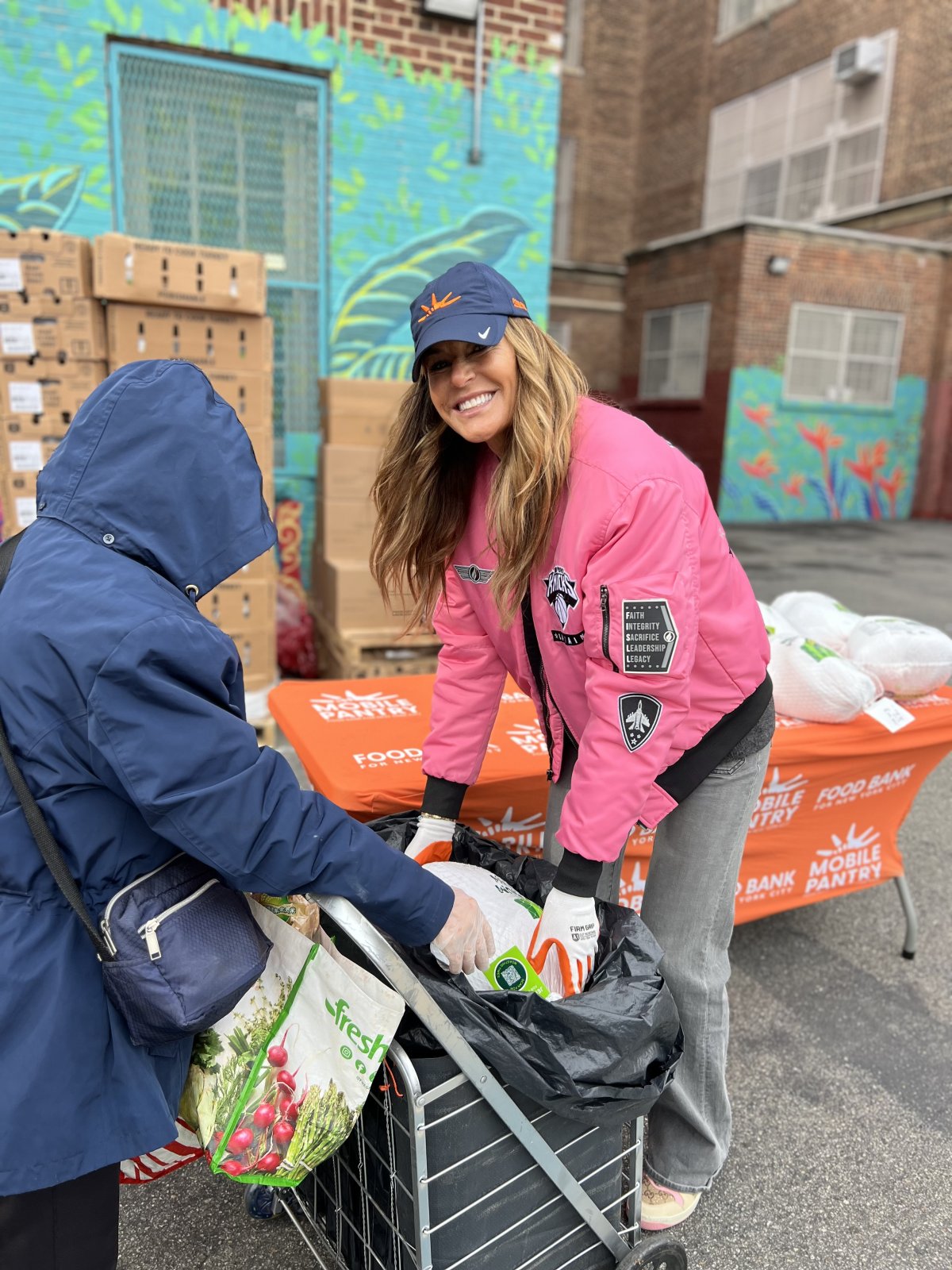 Kelly Killoren Bensimon with Food Bank For New York City.