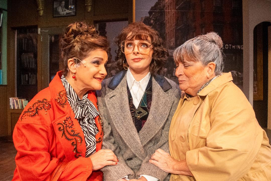 (L to R) Catherine Maloney, Michelle LaBozzetta and Ginger Dalton in "Crossing Delancey" at Theatre Three