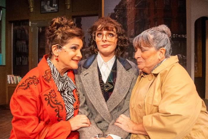 (L to R) Catherine Maloney, Michelle LaBozzetta and Ginger Dalton in "Crossing Delancey" at Theatre Three