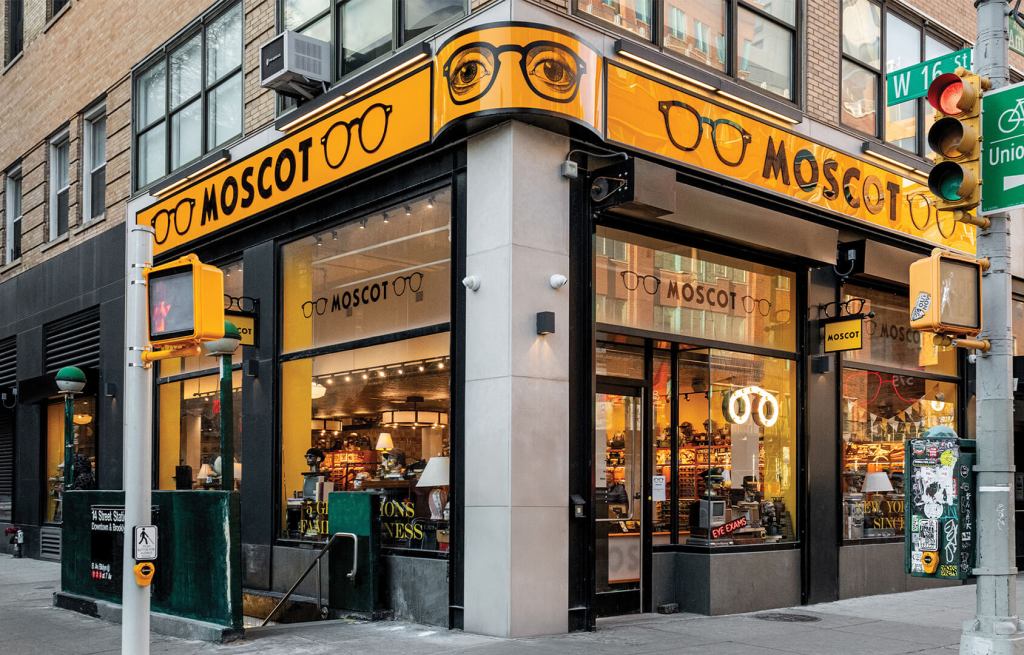 Moscot's Union Square Global Flagship location at 575 6th Avenue is a vision to behold.