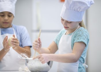 Take your kids to cooking classes this week.