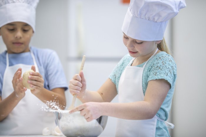 Take your kids to cooking classes this week.