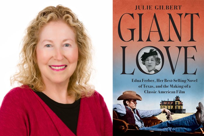 Julie Gilber will discuss her book "Giant Love" at the Kravis Center February 19