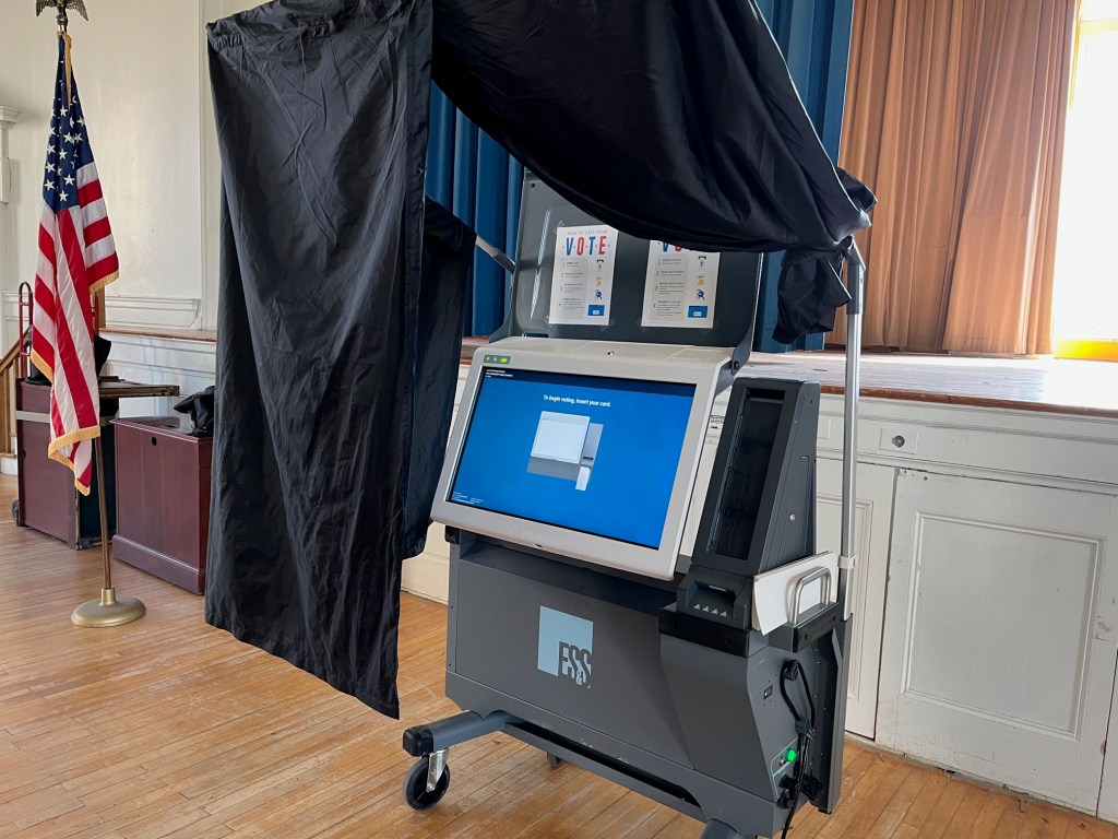 ExpressVote voting machines were tested in Southampton.