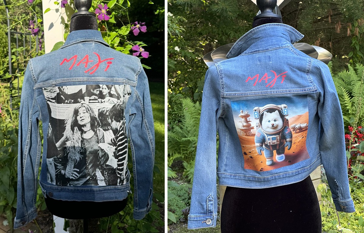 The foundation released images of some of the denim jackets, and all proceeds will benefit the nonprofit