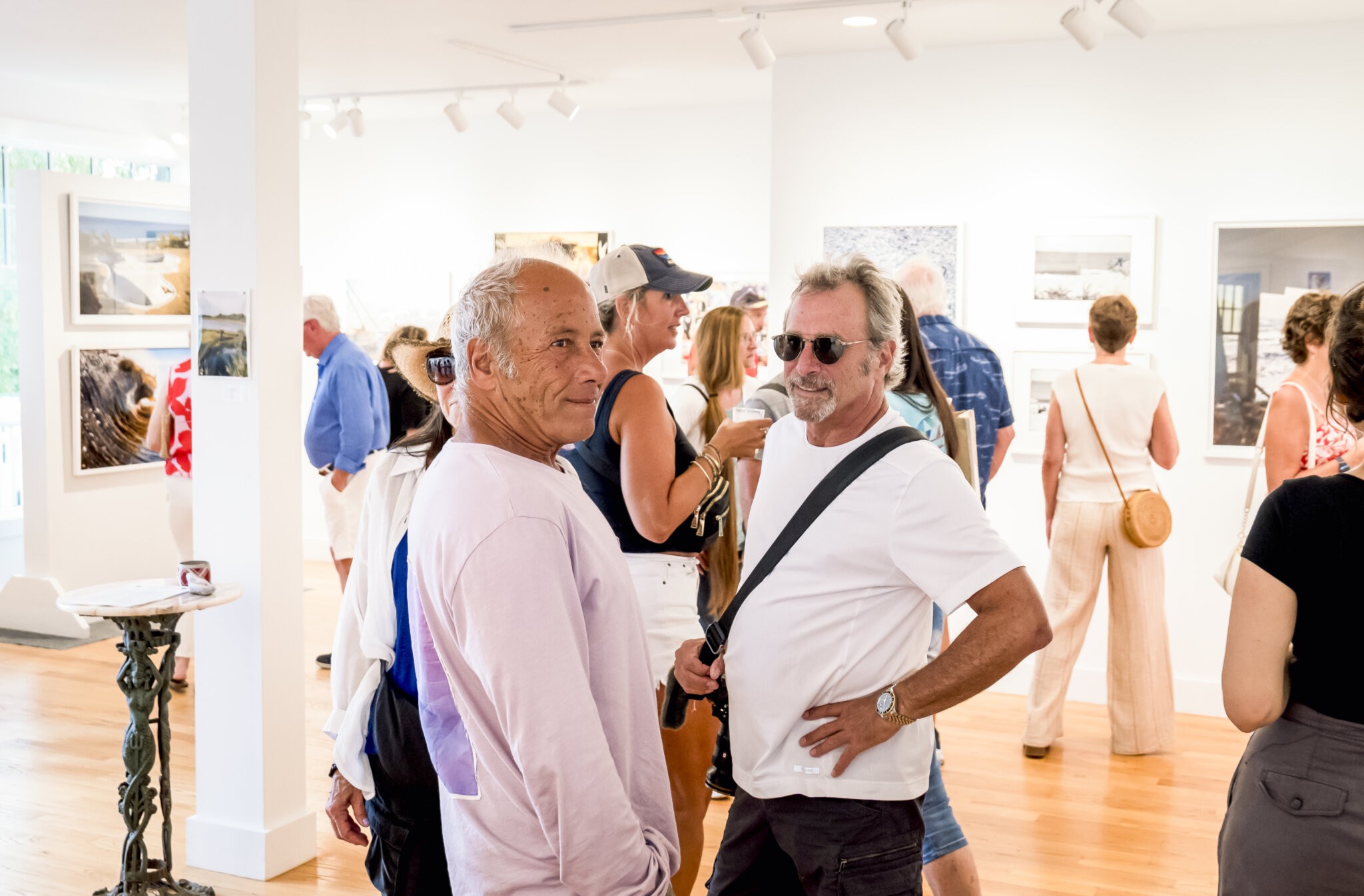 East 3 drew a strong turnout at the Lucore Art in Montauk