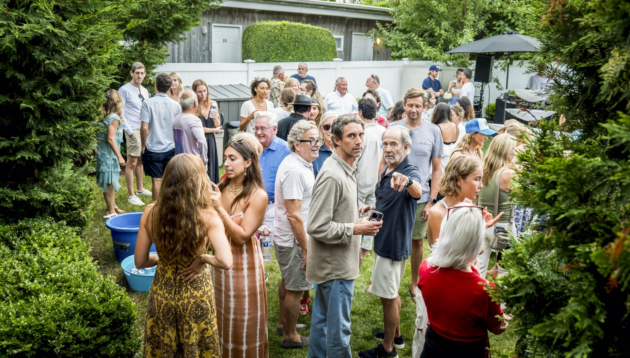 East 3 drew a strong turnout at the Lucore Art in Montauk