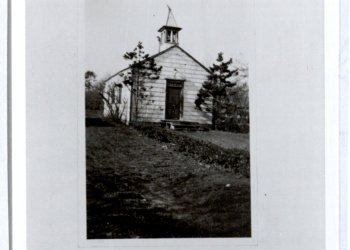 This copy of an original image of the chapel at Freetown, a section of East Hampton largely inhabited by people of African American and Native American heritage, has no dates. (Courtesy of the East Hampton Library, Long Island Collection)