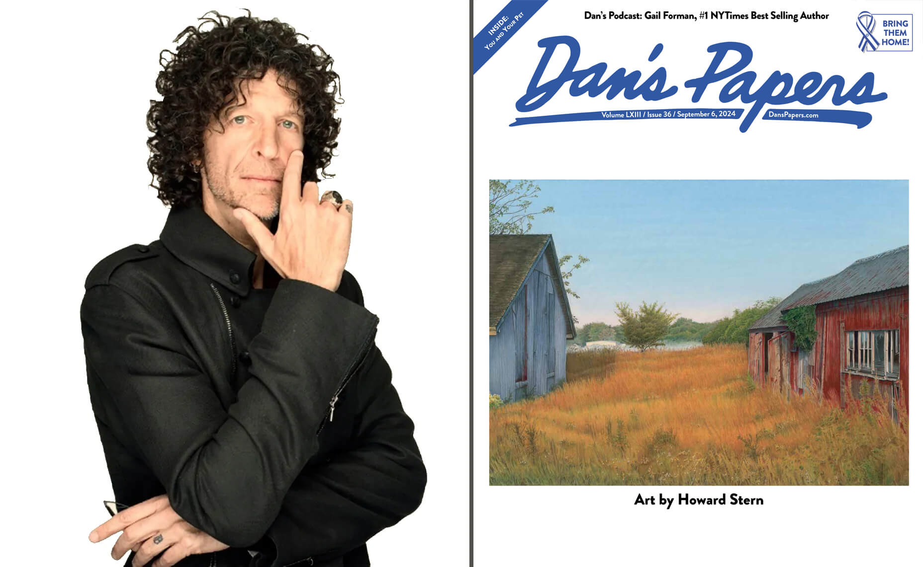 Howard Stern Discusses His Fifth Dan's Cover Painting