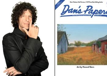 Howard Stern and his September 6, 2024 Dan's Papers cover art