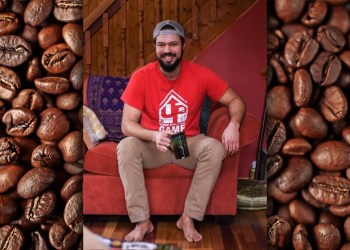 Austin Roe, co-owner and head roaster of Eastern Sun Coffee Company