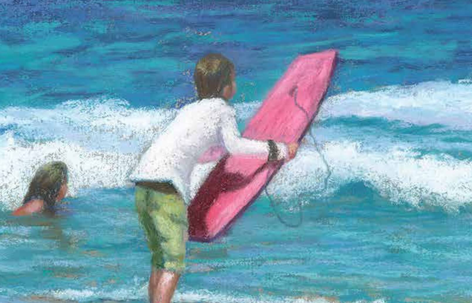 June 2024 Dan's North Fork cover art (detail) by Dorothy Russo