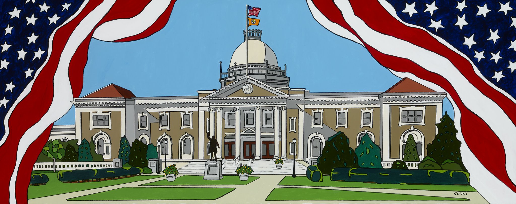 Mike Stanko's "Teddy Roosevelt Executive Building" commission